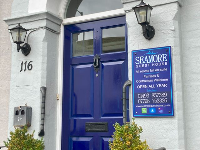 Seamore Guest House Entrance
